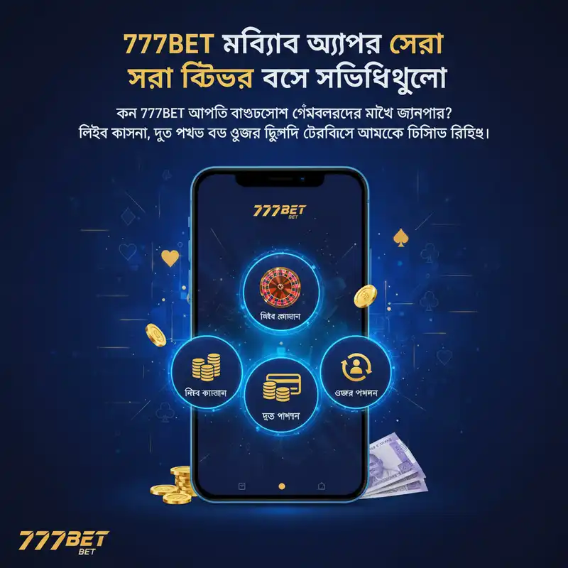777bet মোবাইল অ্যাপের ফিচার ও সুবিধা রিভিউ